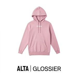 Glossier Women's Pink Hoodie